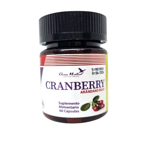 Cranberry 360 mg x 60 cápsulas GREEN MEDICAL